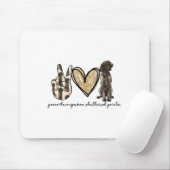 Peace Love Gsp German Shorthaired Pointer Dog Love Muismat (Met muis)