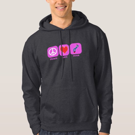 Peace Love Guam Hoodie (Voorkant)