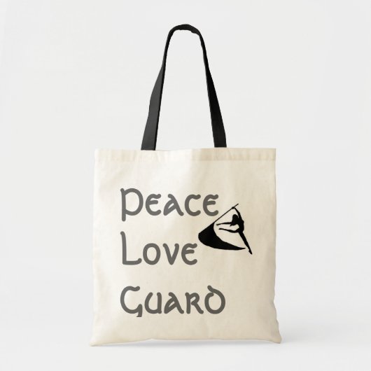 Peace Love Guard Tote Bag (Voorkant)