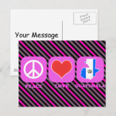 Peace Love Guatemala Briefkaart (Voorkant / Achterkant)