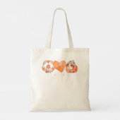 Peace Love Guinea Pig Cool Waterverf Guinee Pig Tote Bag (Achterkant)