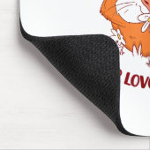 Peace Love Guinea Pigs Funny Saying For Guinea Pig Muismat (Hoek)