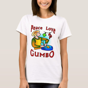 Peace Love Gumbo T-shirt