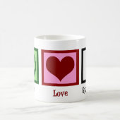 Peace Love Gymnastics Cute Gymnast Koffiemok (Center)