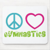 Peace Love Gymnastics Muismat (Voorkant)