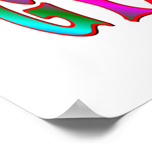 Peace Love Gymnastics Poster (Hoek)