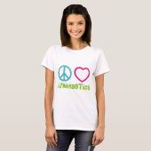 Peace Love Gymnastics T-shirt (Voorkant volledig)