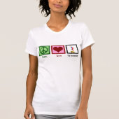 Peace Love Gymnastics T-shirt (Voorkant)