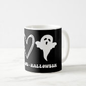 Peace Love Halloween Koffiemok (Voorkant rechts)