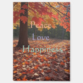 Peace Love Happiness  Magnet (Voorkant)
