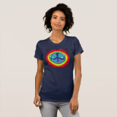 Peace Love Happiness Stropdas-Ded Shirt (Voorkant volledig)