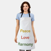 Peace Love Harmony Schort (Gedragen)