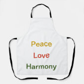 Peace Love Harmony Schort (Voorkant)