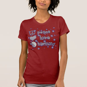 Peace, Love & Harmony "t" T-shirt