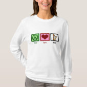 Peace Love Harp T-shirt (Voorkant)