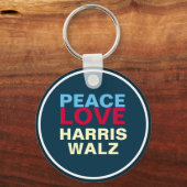 PEACE LOVE HARRIS WALZ Mod Sleutelhanger (Voorkant)