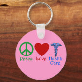 Peace Love Healthcare Products Sleutelhanger (Voorkant)