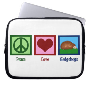 Peace Love Hedégels Laptop Sleeve
