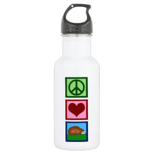 Peace Love Hedégels Waterfles
