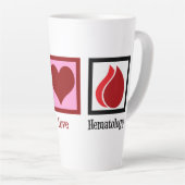 Peace Love Hematology Latte Mok (Rechterhoek)