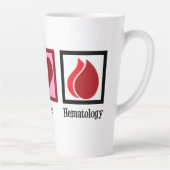 Peace Love Hematology Latte Mok (Rechts)