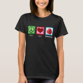 Peace Love Hematology T-shirt (Voorkant)
