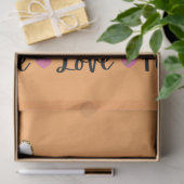 Peace Love Herfst Autumn past kleur aan Tissuepapier (Geschenk)