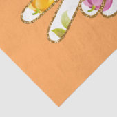 Peace Love Herfst Autumn past kleur aan Tissuepapier (Detail)