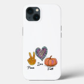 Peace Love Herfst Case-Mate iPhone Case (Achterkant)