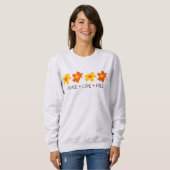 Peace Love Herfst Gezellig Sweatshirt (Voorkant volledig)