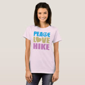 Peace Love Hike T-shirt (Voorkant volledig)