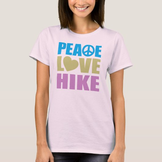 Peace Love Hike T-shirt (Voorkant)