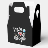 Peace Love Hip Hop Dancing Bedankdoosjes (Geopend)