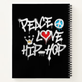Peace Love Hip Hop Dancing Notitieboek (Achterkant)