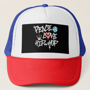 Peace Love Hip Hop Dancing Trucker Pet