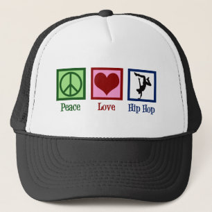 Peace Love Hip Hop Trucker Pet