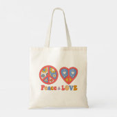 PEACE & LOVE HIPPIE TAS (Achterkant)