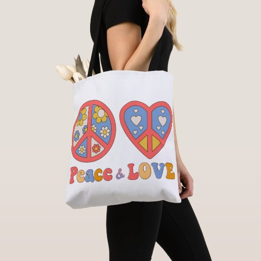 PEACE & LOVE HIPPIE TAS (Dichtbij)
