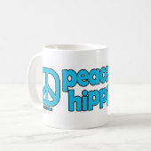 Peace Love Hippieness Mok (Voorkant links)
