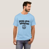 Peace Love Hippieness T-shirt (Voorkant volledig)