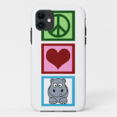 Peace Love Hippos Case-Mate iPhone Case (Achterkant)