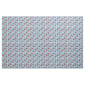 Peace Love Hippos Cute Hippo Pattern Stof (Yard (91,4 cm))
