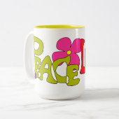 Peace & Love Hippy Mok (Voorkant links)