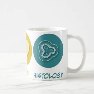 Peace Love Histology Koffiemok