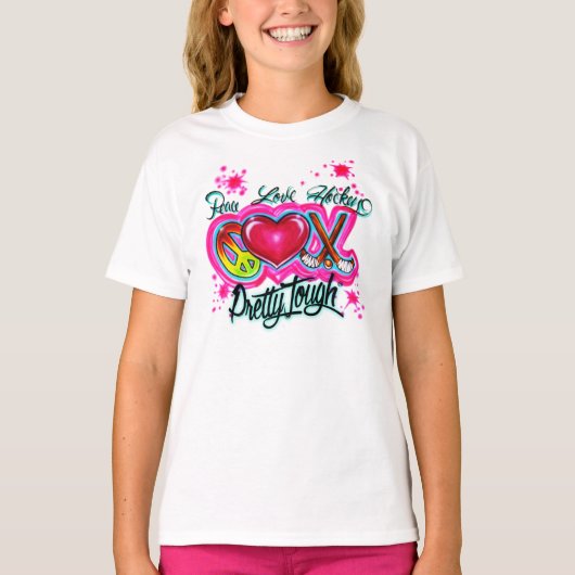Peace Love Hockey Sweatshirt (Voorkant)