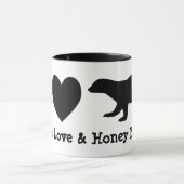 Peace, Love & Honey Badgers Mok (Midden)