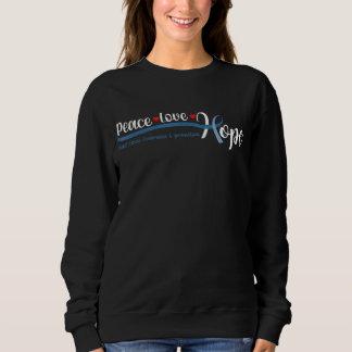 Peace Love Hope Child Abuse Awareness Prevention B Trui