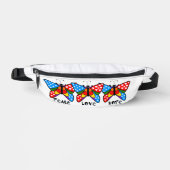 Peace Love Hope Fanny Pack Heuptasje (Voorkant)