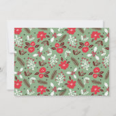 Peace Love Hope Joy-kerstfotokaart Feestdagenkaart (Achterkant)