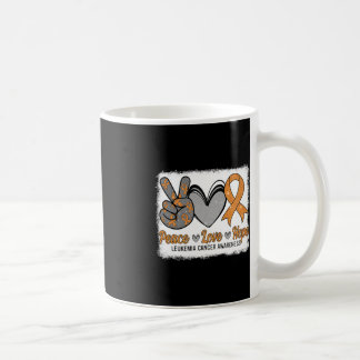 Peace Love Hope Leukemia Awareness Month Warrior W Koffiemok